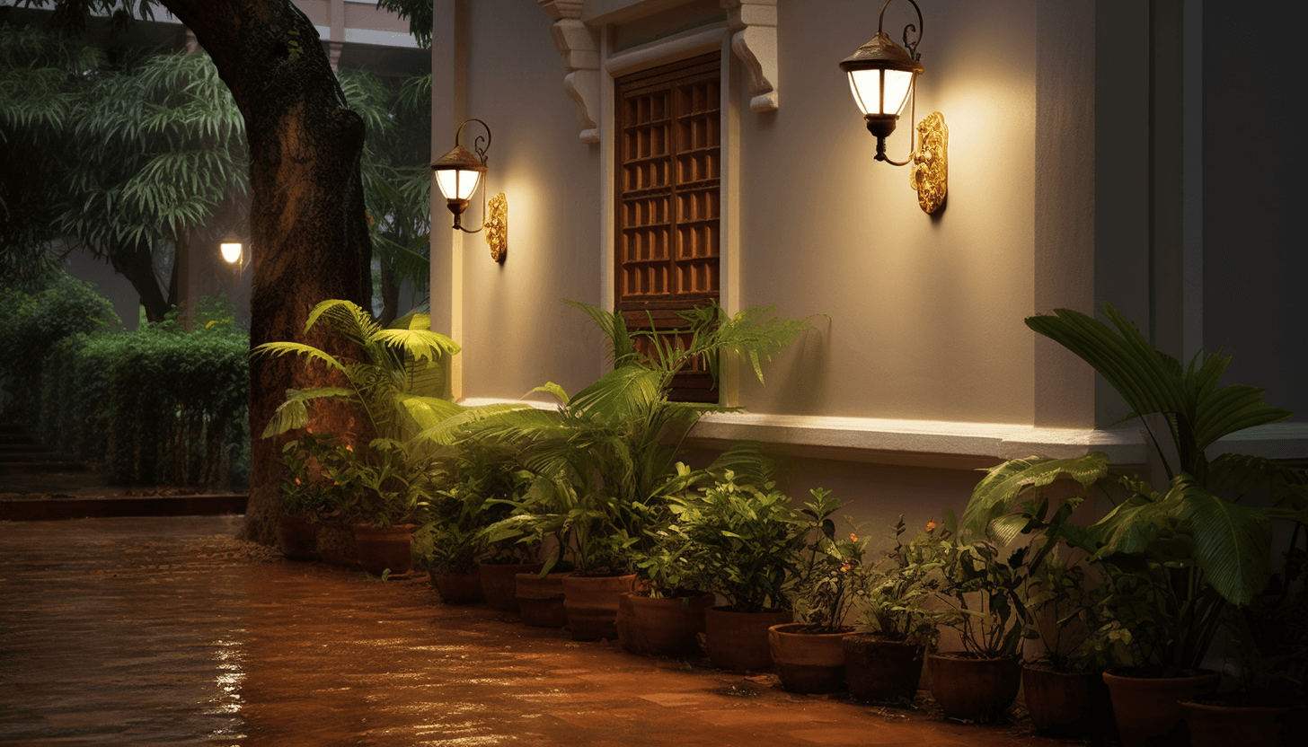 Outdoor Monsoon Lights: Warming Up the Outdoors with a Softness