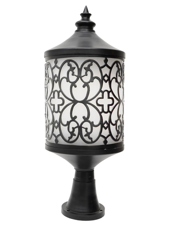 Aluminium Waterproof Outdoor Gate Light for Decorative Exterior Gate Lamp for Pillars (Black Colour)